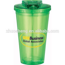 32OZ BPA FREE DOUBLE WALL PLASTIC